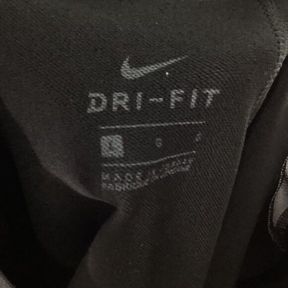Nike Pro Compression Pants Youth/Boys L Black Gray Dri Fit Staight Leg Tights - Picture 7 of 7